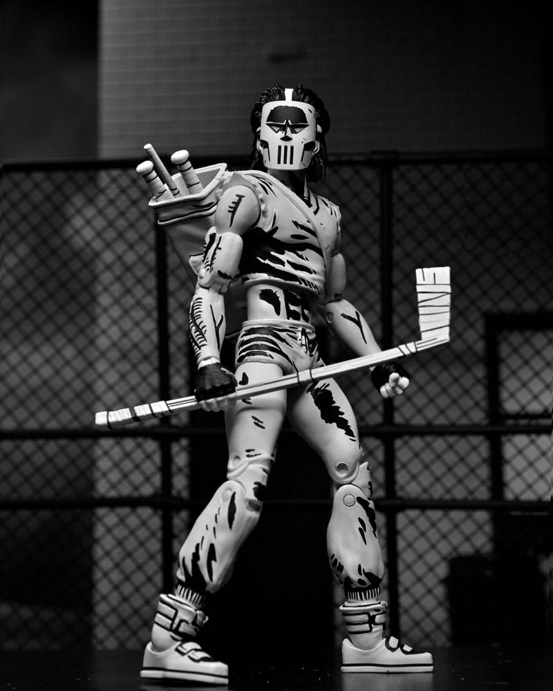 Teenage Mutant Ninja Turtles Actionfigur Casey Jones Black & White 18 cm Image 8