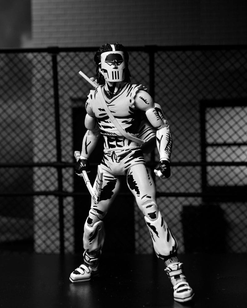 Teenage Mutant Ninja Turtles Actionfigur Casey Jones Black & White 18 cm Image 10