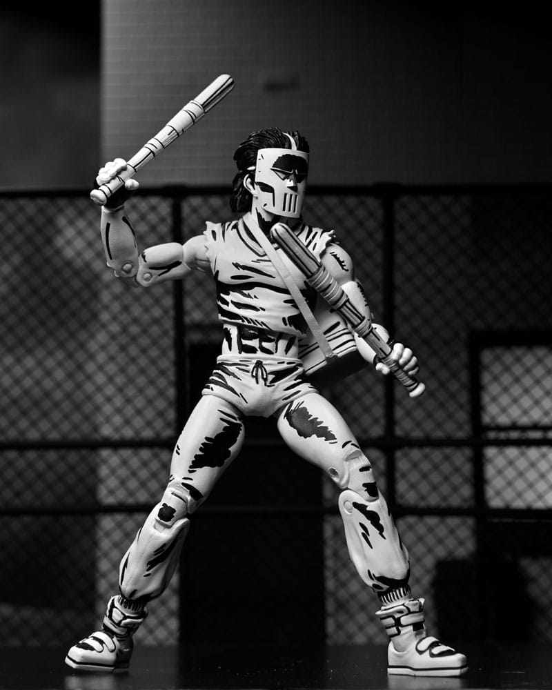 Teenage Mutant Ninja Turtles Actionfigur Casey Jones Black & White 18 cm Image 11