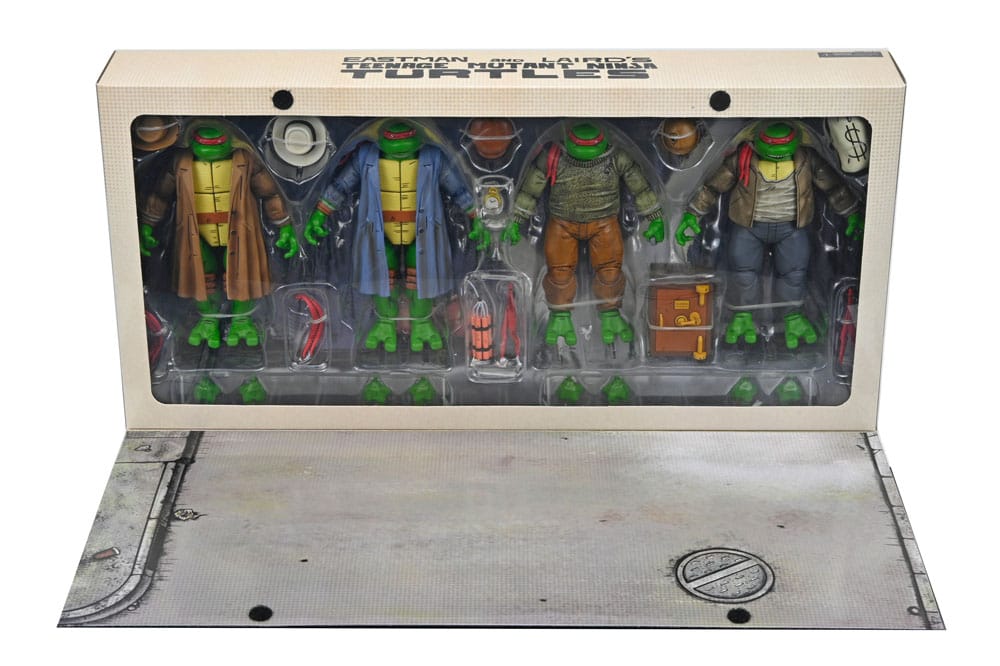 Teenage Mutant Ninja Turtles Actionfiguren 4er Pack Gangster Turtles 18 cm Image 4