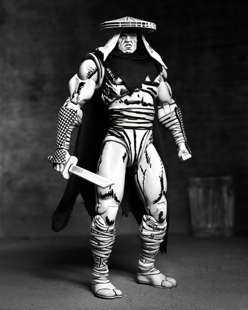 Teenage Mutant Ninja Turtles Actionfigur Foot Assassin Black and White 18 cm Image 5