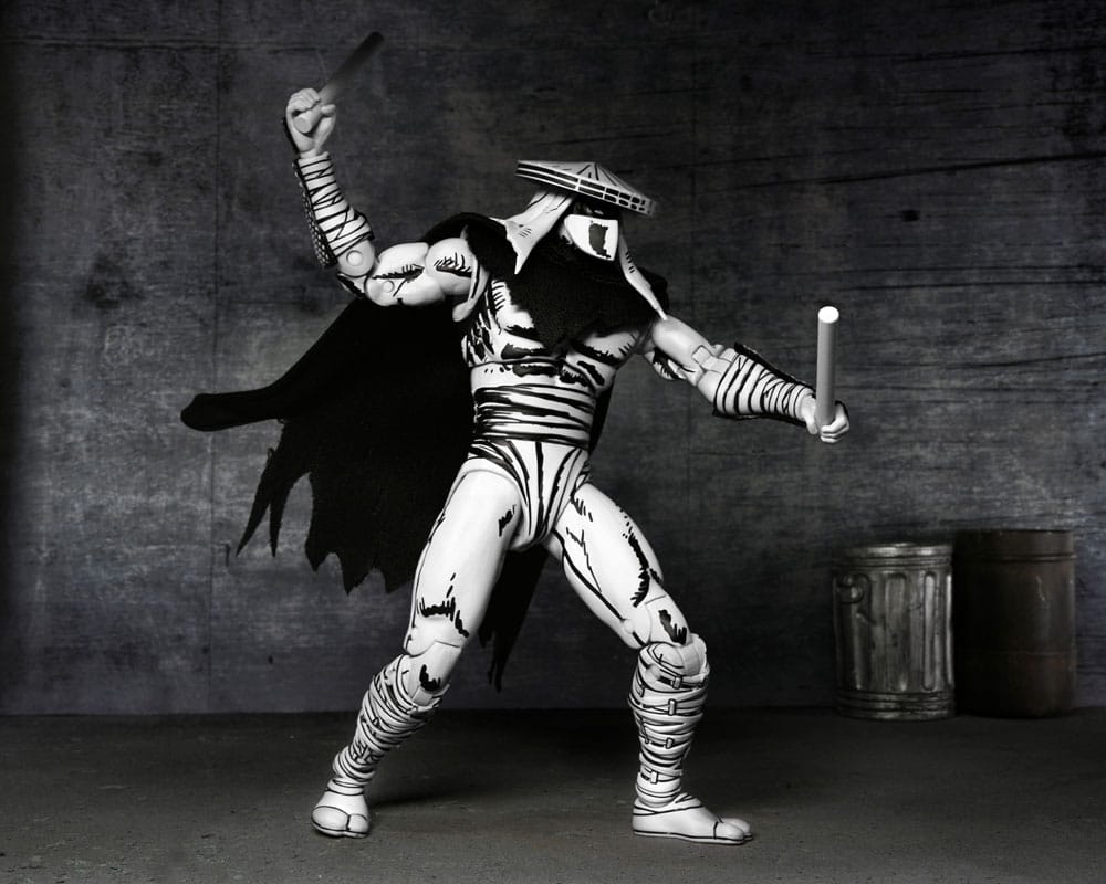 Teenage Mutant Ninja Turtles Actionfigur Foot Assassin Black and White 18 cm Image 6