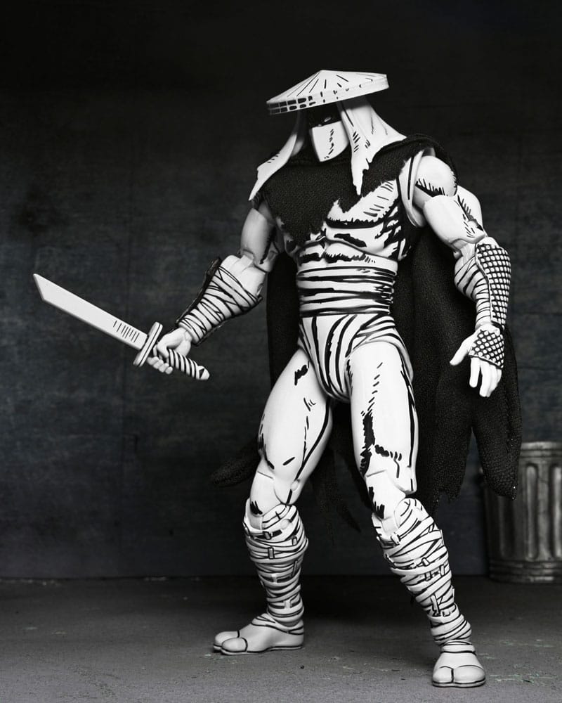 Teenage Mutant Ninja Turtles Actionfigur Foot Assassin Black and White 18 cm Image 7