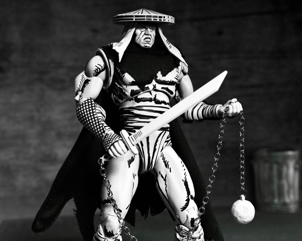 Teenage Mutant Ninja Turtles Actionfigur Foot Assassin Black and White 18 cm Image 8