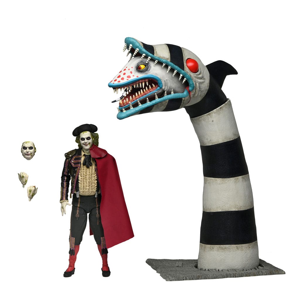 Beetlejuice Beetlejuice Actionfigur 2er Pack Ultimate "Matador" Beetlejuice and Sandworm 18 cm Image 19