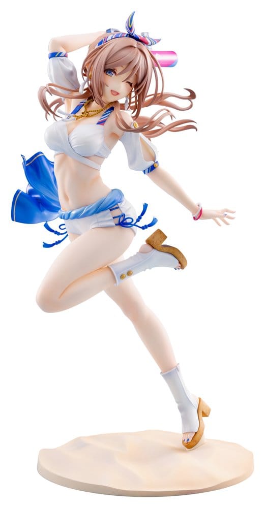 The Idolmaster Gakuen PVC Figur 1/7 Himesaki Rinami Kimi to Semi Blue Ver. With Bonus 27 cm Image 1
