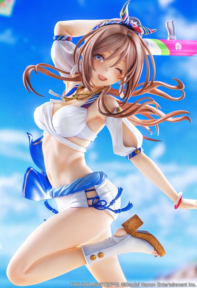 The Idolmaster Gakuen PVC Figur 1/7 Himesaki Rinami Kimi to Semi Blue Ver. With Bonus 27 cm Image 3