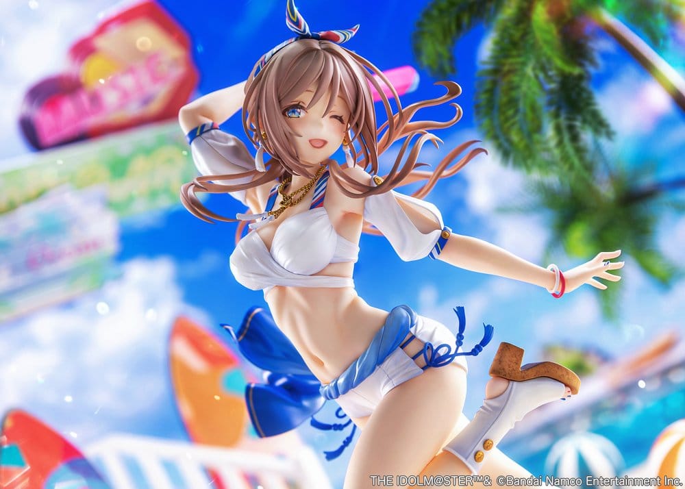 The Idolmaster Gakuen PVC Figur 1/7 Himesaki Rinami Kimi to Semi Blue Ver. With Bonus 27 cm Image 18
