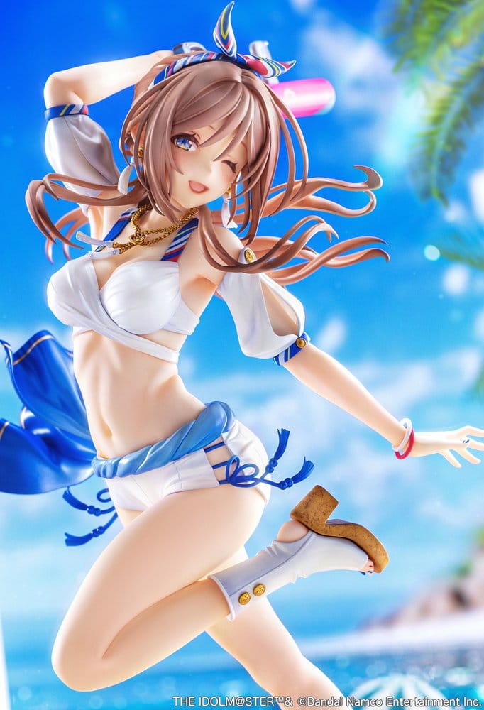 The Idolmaster Gakuen PVC Figur 1/7 Himesaki Rinami Kimi to Semi Blue Ver. 27 cm Image 4