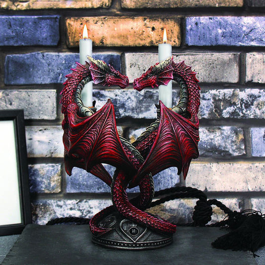 Anne Stokes Kerzenständer Dragon Heart Valentine's Edition 23 cm Image 2
