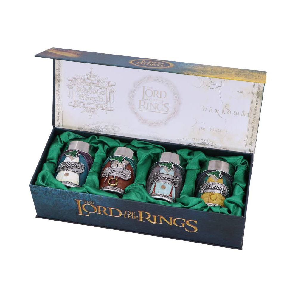 Herr der Ringe Schnapsgläser 4er-Pack Hobbits Image 2