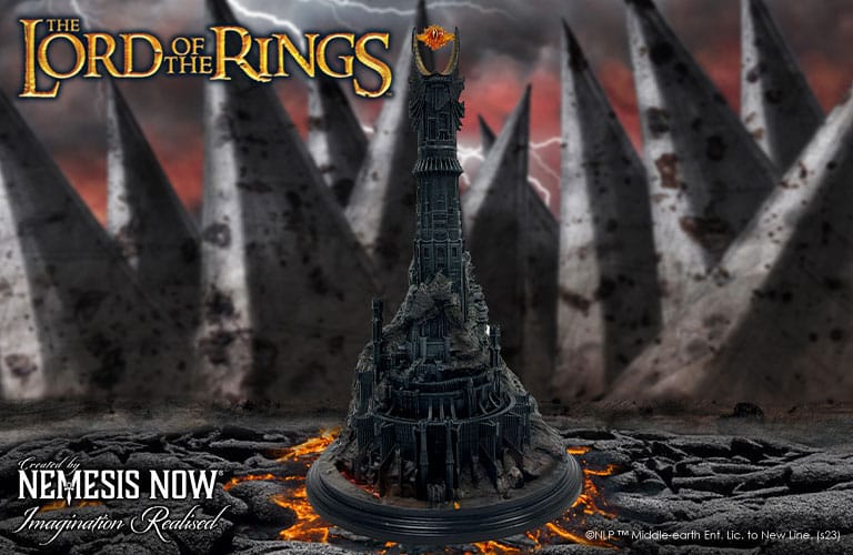 Herr der Ringe Statue mit Räuchereinsatz Barad Dur 26 cm Image 4