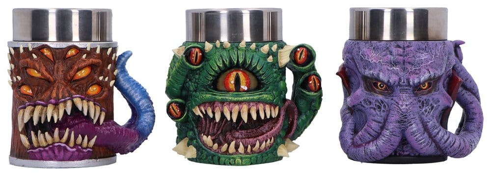 Dungeons & Dragons 3er Set Mini-Krüge Mini Monster 9 cm Image 1