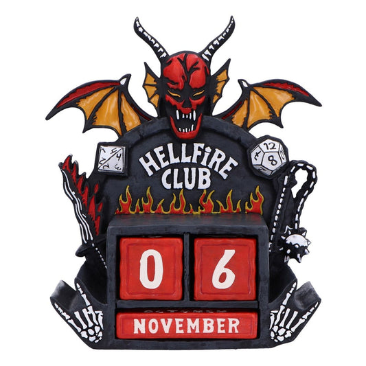 Stranger Things Ewiger Kalender Hellfire Club 15 cm Image 1