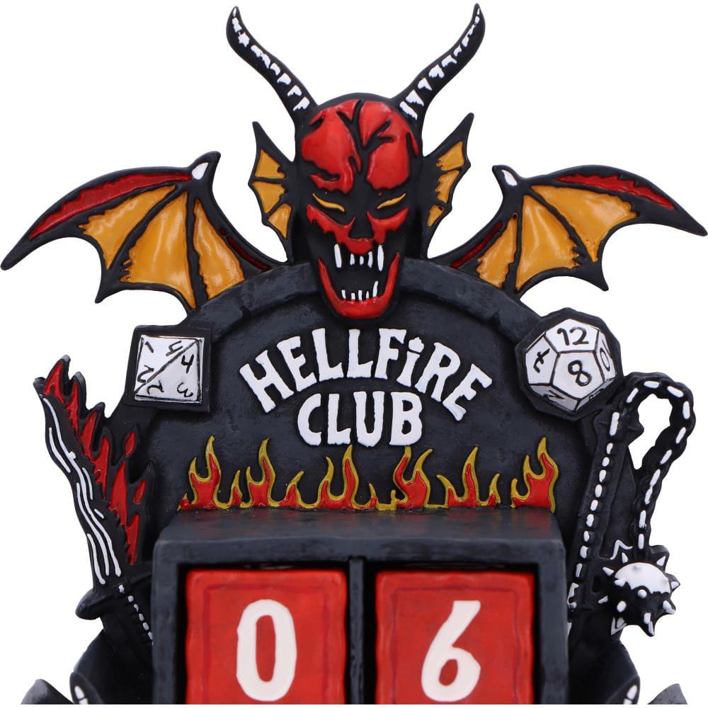 Stranger Things Ewiger Kalender Hellfire Club 15 cm Image 5