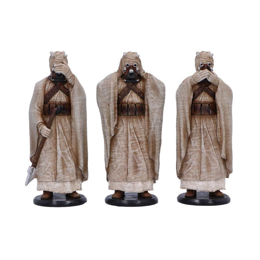 Original Stormtrooper Statue Three Wise Tusken Raiders 14 cm Image 1
