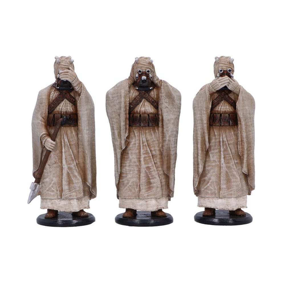 Original Stormtrooper Statue Three Wise Tusken Raiders 14 cm Image 1