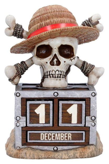 One Piece Ewiger Kalender Luffy Jolly Roger 16 cm Image 1