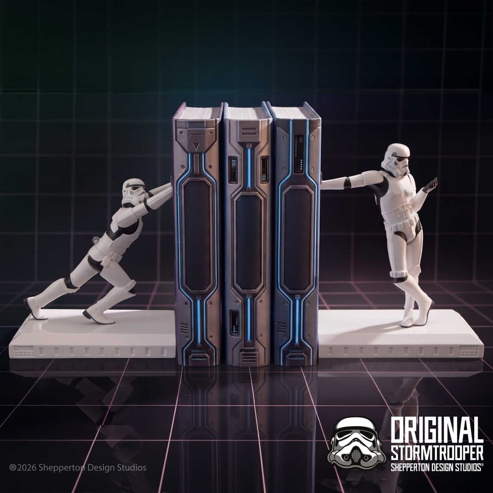 Original Stormtrooper Buchstützen Working Hard Hardly Working 19 cm Image 7