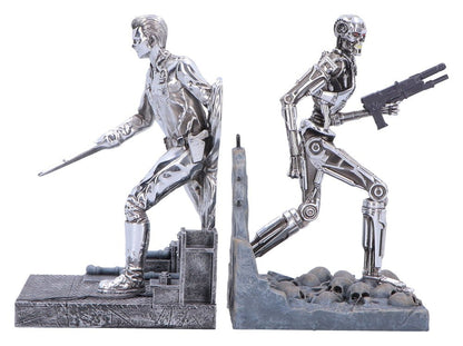 Terminator 2 Buchstützen T-1000 vs T-800 19 cm Image 1
