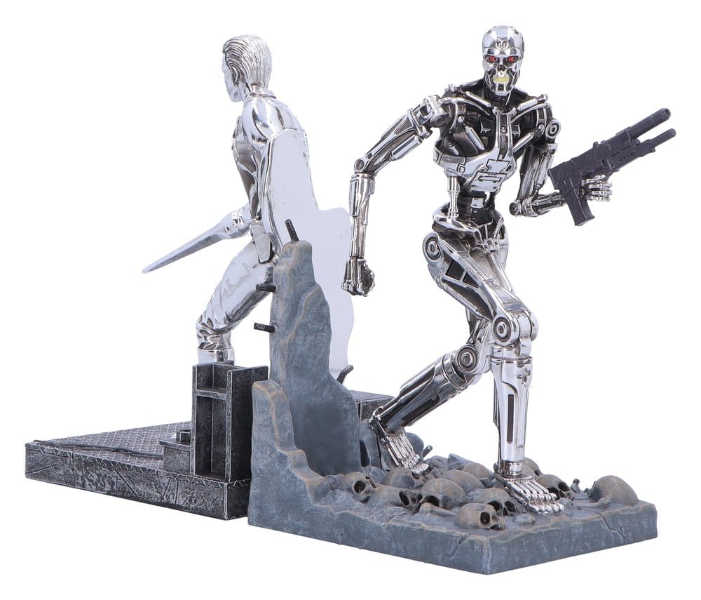 Terminator 2 Buchstützen T-1000 vs T-800 19 cm Image 2