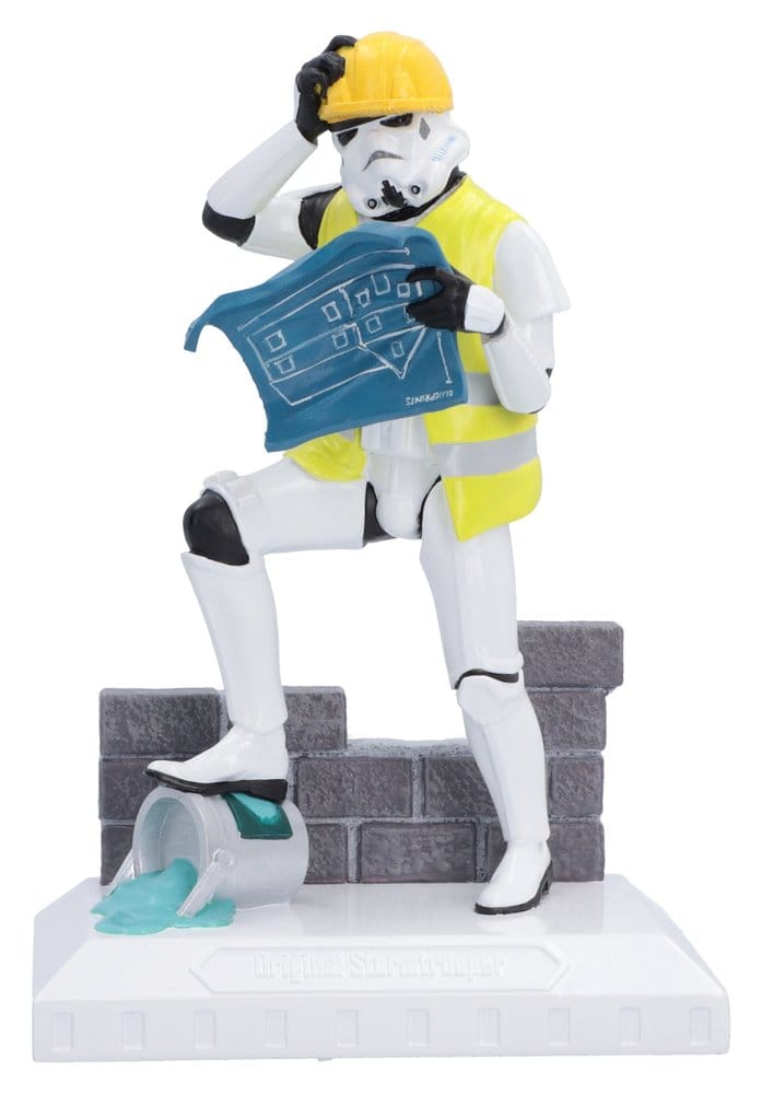 Original Stormtrooper Figur Hit a Brick Wall 18 cm Image 1