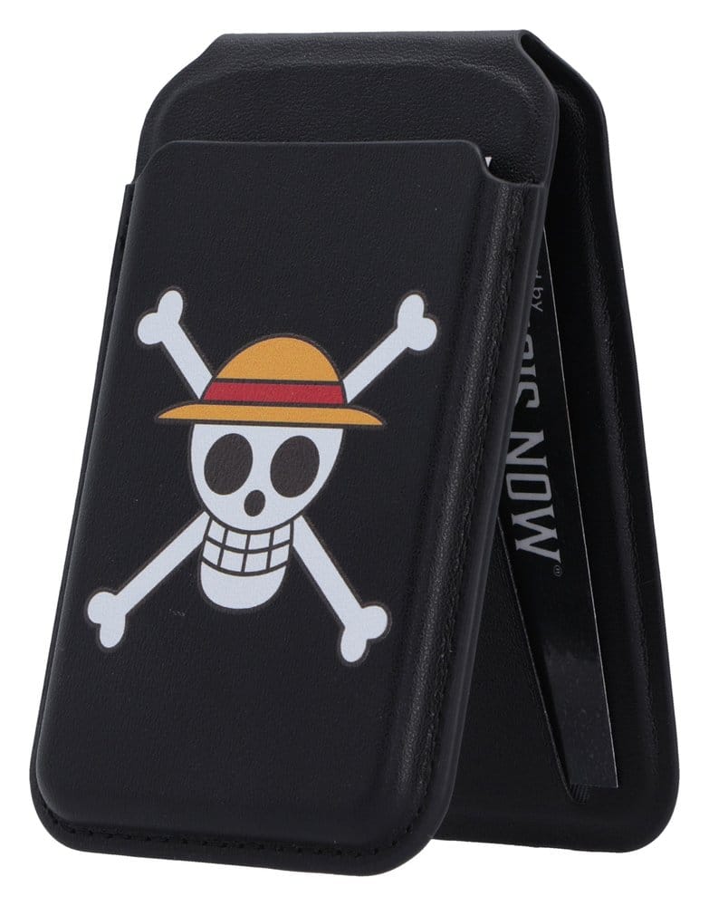 One Piece Kartenhalter Luffy Jolly Roger Black 10 cm Image 1
