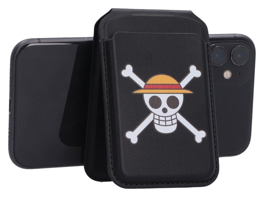 One Piece Kartenhalter Luffy Jolly Roger Black 10 cm Image 3