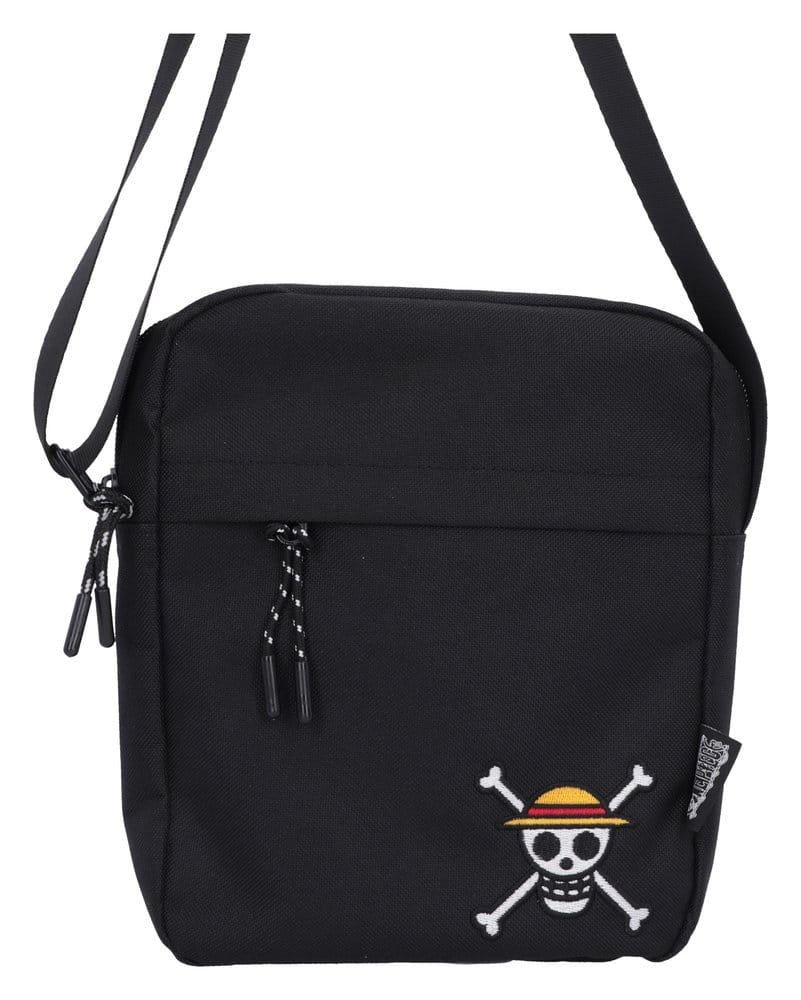 One Piece Umhängetasche Luffy Jolly Roger (Black) 23 cm Image 1