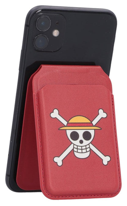 One Piece Kartenhalter Luffy Jolly Roger (Red) 10 cm Image 2