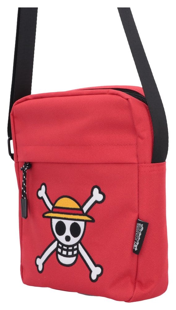 One Piece Umhängetasche Luffy Jolly Roger (Red) 23 cm Image 2