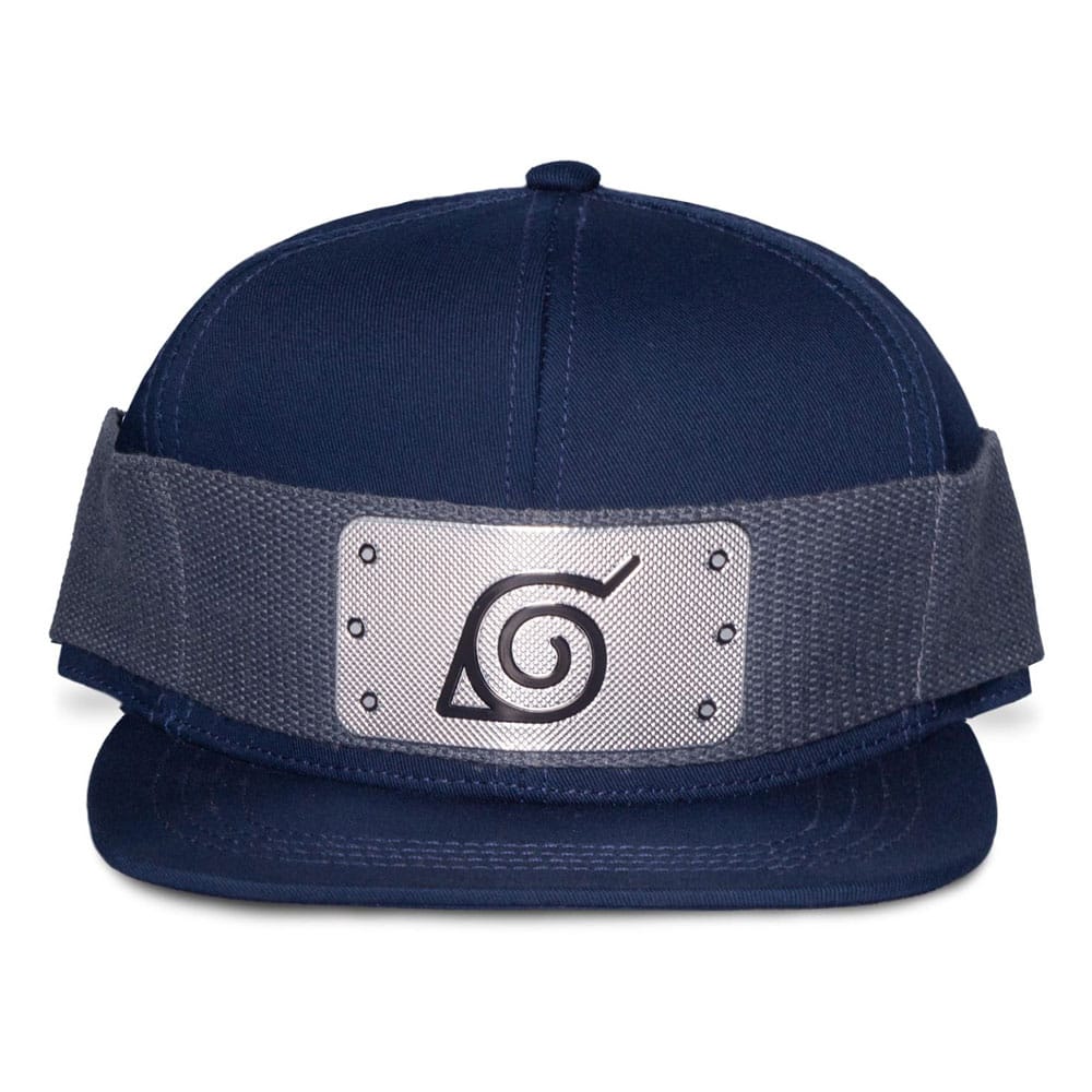 Naruto Shippuden Snapback Cap Logo Blue Image 1