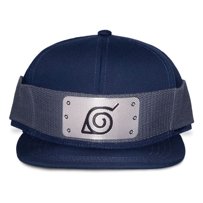 Naruto Shippuden Snapback Cap Logo Blue Image 1