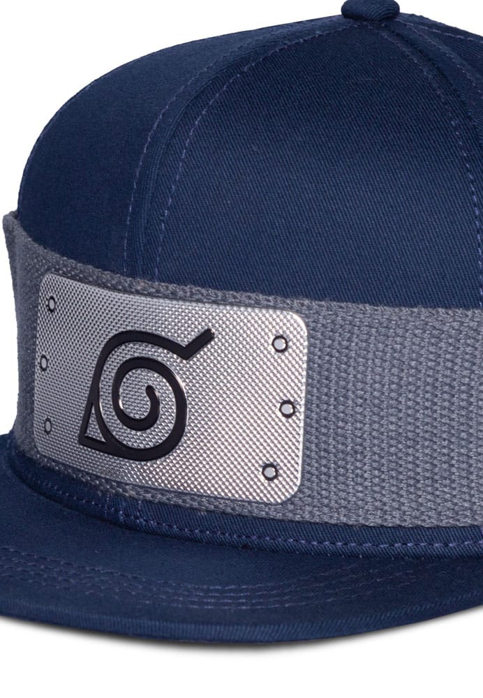 Naruto Shippuden Snapback Cap Logo Blue Image 3