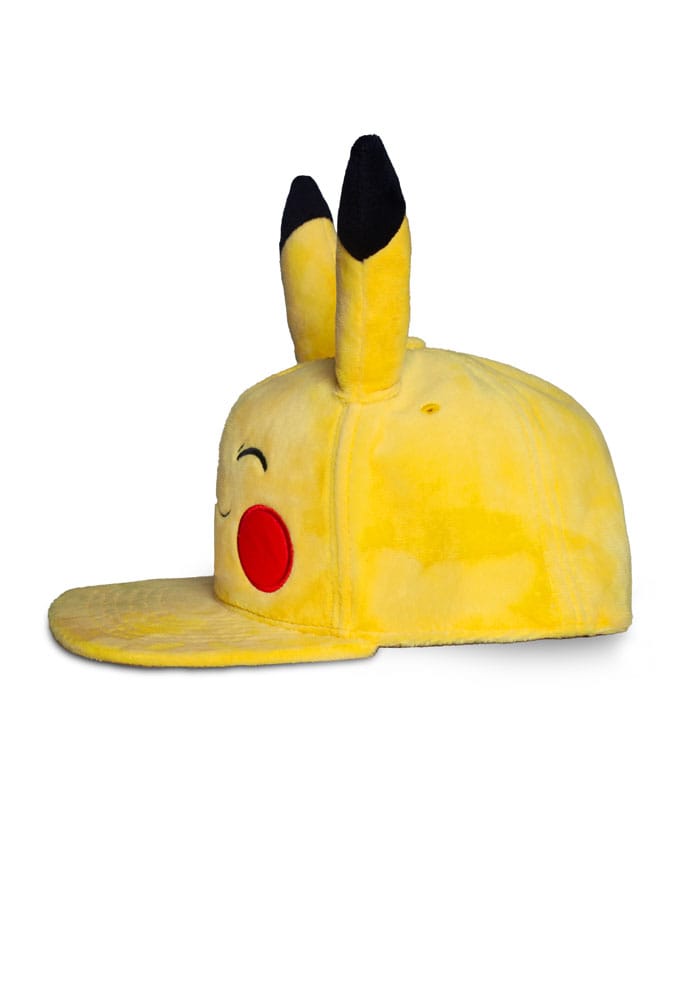 Pokemon Snapback Cap Smiling Pikachu Image 5
