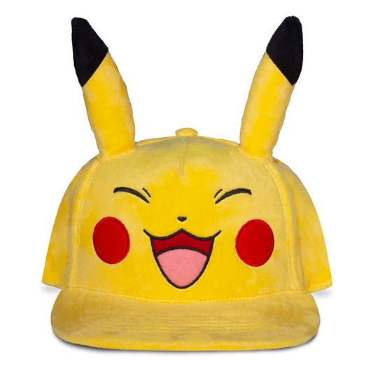 Pokemon Snapback Cap Happy Pikachu Image 1