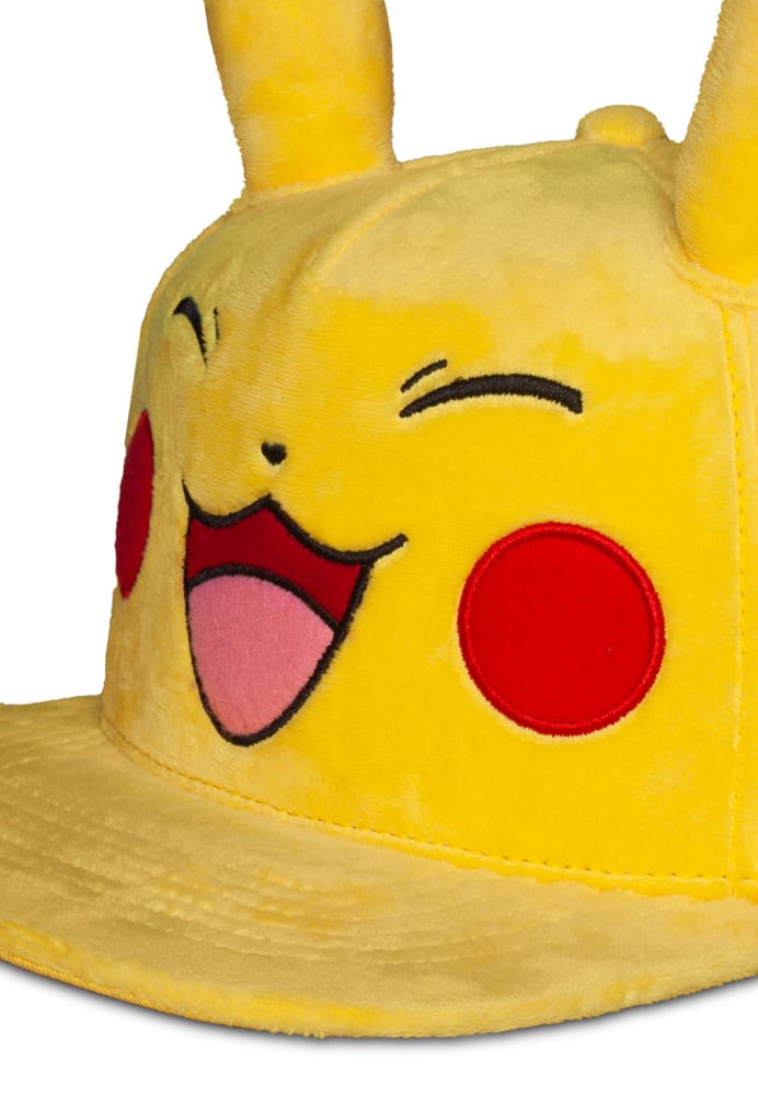 Pokemon Snapback Cap Happy Pikachu Image 3