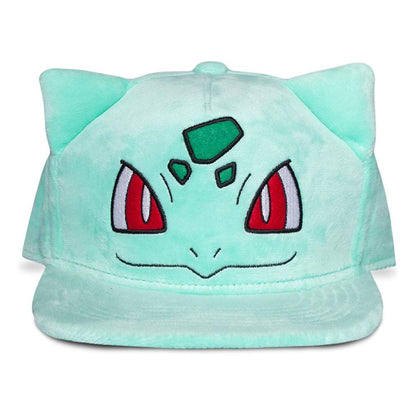 Pokémon Plüsch Snapback Cap Bulbasaur Image 1