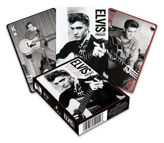 Elvis Presley Spielkarten Black & White Image