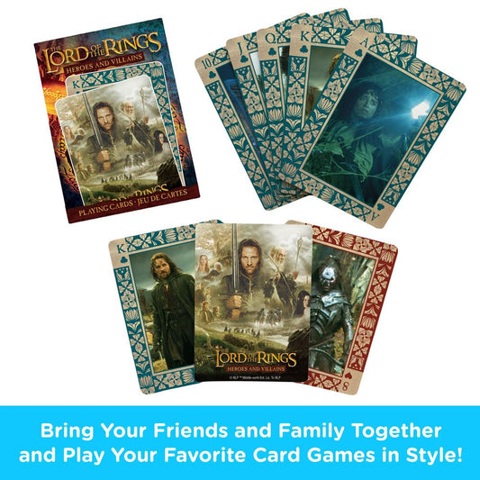 Herr der Ringe Spielkarten Heroes and Villains Image 2