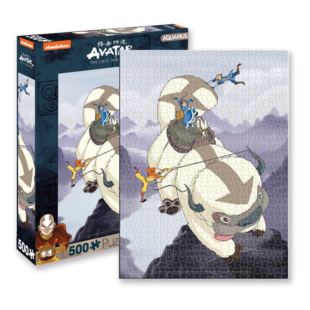 Avatar Der Herr der Elemente Puzzle Appa and Gang (500 Teile) Image