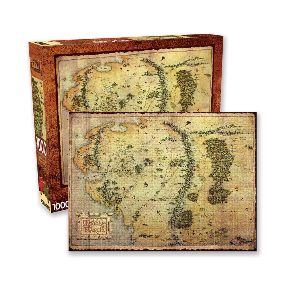 Der Hobbit Puzzle Map (1000 Teile) Image