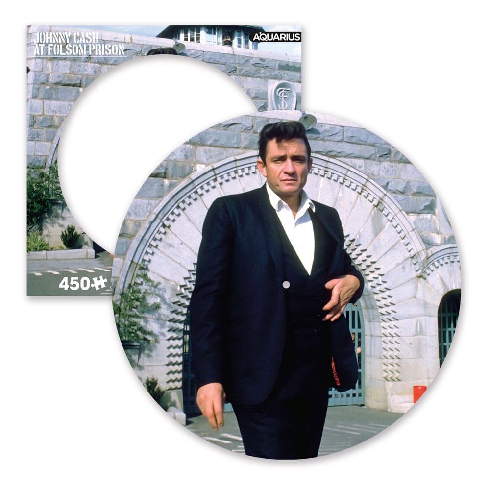 Johnny Cash: Folsom Prison 450 Piece Picture Disc Jigsaw Puzzle Image