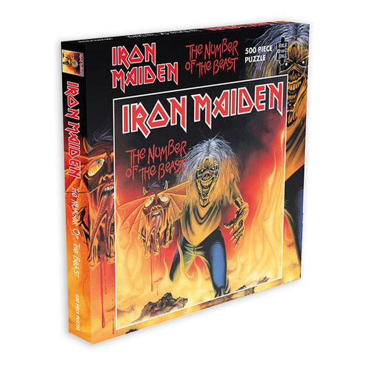 Iron Maiden Rock Saws Puzzle The Number of the Beast Single (500 Teile) Image