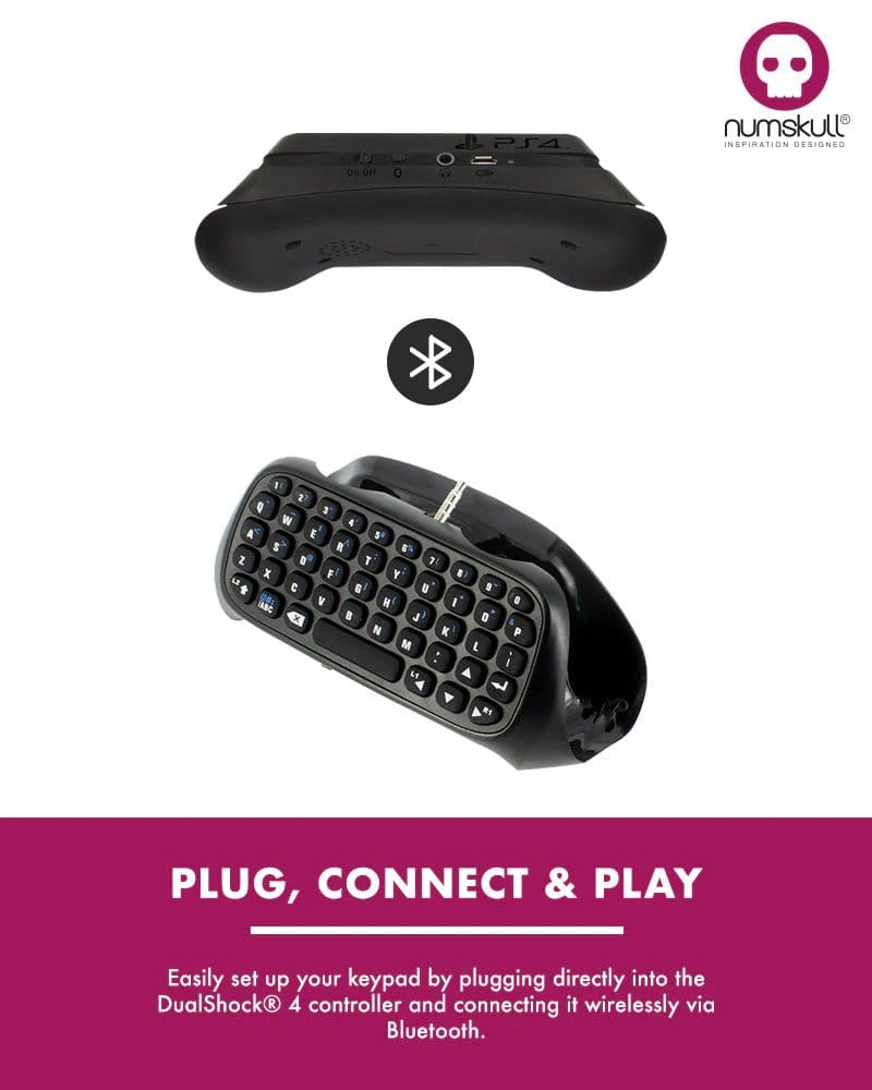 PlayStation 4 Mini-Tastatur / Chatpad Bluetooth Wireless Image 2