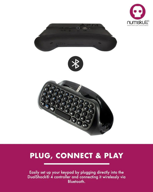 PlayStation 4 Mini-Tastatur / Chatpad Bluetooth Wireless Image 2