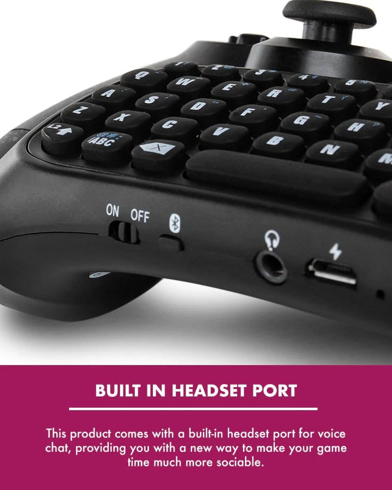 PlayStation 4 Mini-Tastatur / Chatpad Bluetooth Wireless Image 6