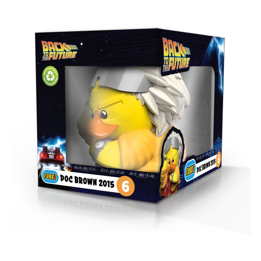 Zurück in die Zukunft Tubbz PVC Figur Doc Brown 2015 Boxed Edition 10 cm Image 1