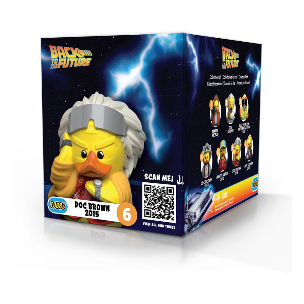 Zurück in die Zukunft Tubbz PVC Figur Doc Brown 2015 Boxed Edition 10 cm Image 2