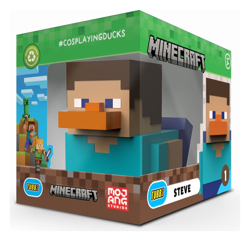 Minecraft Tubbz PVC Figur Steve Boxed Edition 10 cm Image 1